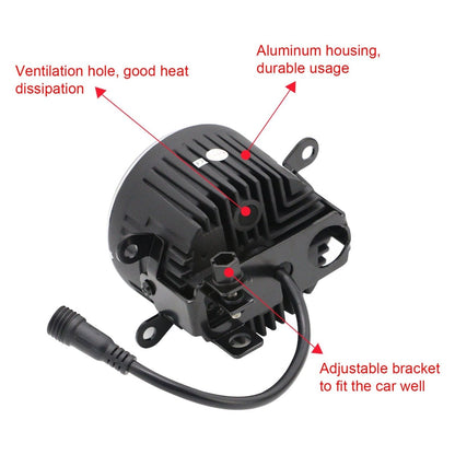 JDMuscle [15 - 21 WRX or STI, 13+ BRZ or FT86, 14+ Forester] LED / Halo DRL Fog Light Housings - JDMuscleFog LightsJDM-SUB-130017