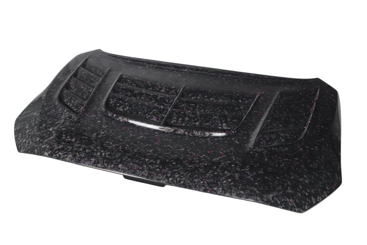 JDMuscle [15 - 21 WRX/STI] Carbon Fiber Hood Spec C w/ Heat Extract for FMIC Applicaitons - JDMuscleHoodsJDM-WRX15-1219CF2x2 Twill Regular Carbon Fiber