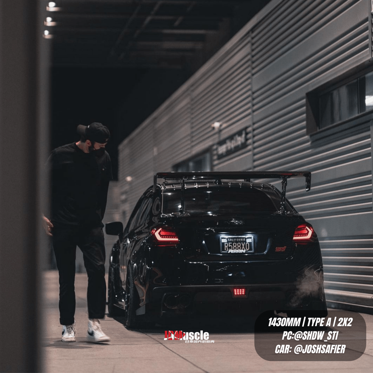 JDMuscle [15 - 21 WRX/STI] Carbon Fiber Replacement Spoiler Base for JDMuscle VS Style Euro GT or Varis GT Wing - JDMuscleSpoilers and WingsJDM-WRX15-VAW-REBType B