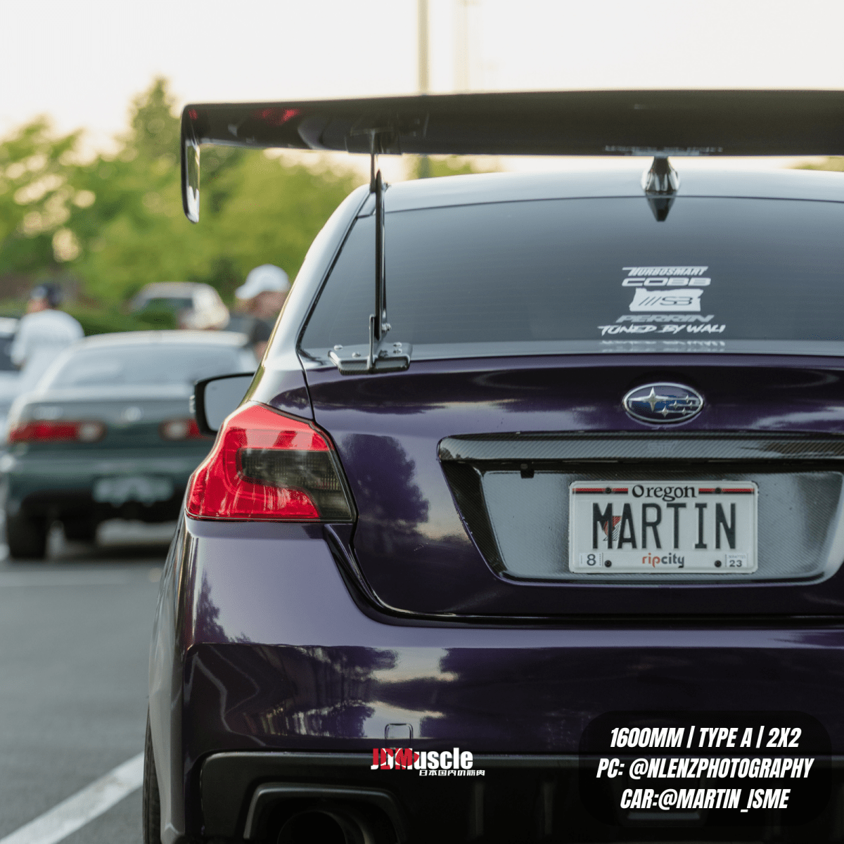 JDMuscle [15 - 21 WRX/STI] Carbon Fiber Replacement Spoiler Base for JDMuscle VS Style Euro GT or Varis GT Wing - JDMuscleSpoilers and WingsJDM-WRX15-VAW-REBType B
