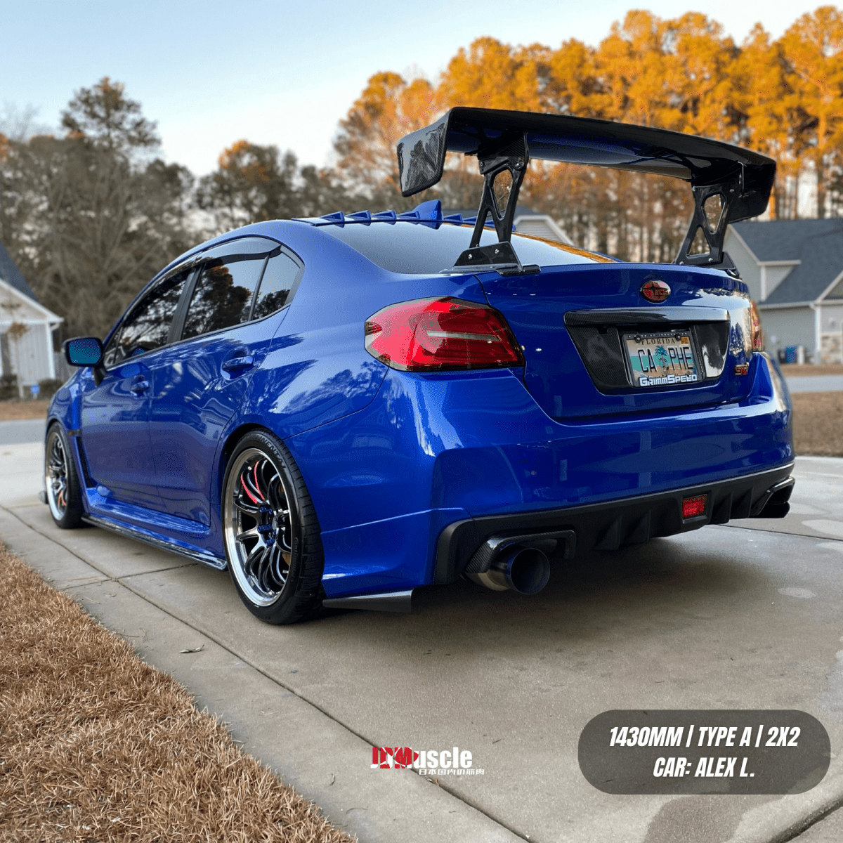 JDMuscle [15 - 21 WRX/STI] Carbon Fiber Replacement Spoiler Base for JDMuscle VS Style Euro GT or Varis GT Wing - JDMuscleSpoilers and WingsJDM-WRX15-VAW-REBType B