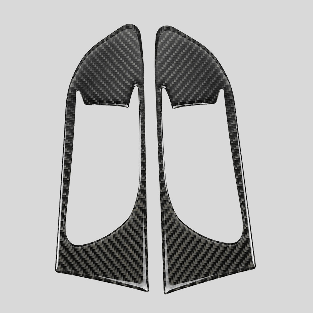 JDMuscle [15 - 21 WRX/STI] P&S Series Carbon Fiber Driver Rear Door Pull Trim | JDM - WRX15 - PS - 032039 - JDMuscleTrim KitsJDM-WRX15-PS-032039