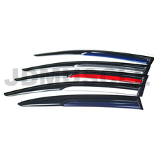 JDMuscle [15 - 21 WRX/STI] V2 Rain Guards / Window Visors w/ Color Accent - Return - JDMuscleRain GuardsJDM-WRX15-RG2-K1X-R4S 043026CRYSTAL WHITE PEARL / HALO (K1X)
