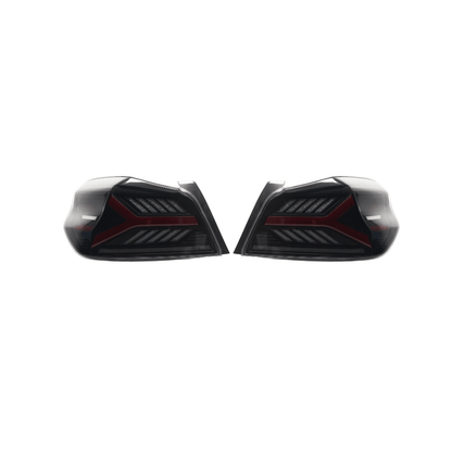 JDMuscle [15 - 21 WRX/STI] Version LB Sequential LED Tail Lights Clear Lens with Black Base - JDMuscleTail LightsJDM-WRX15-TLLB