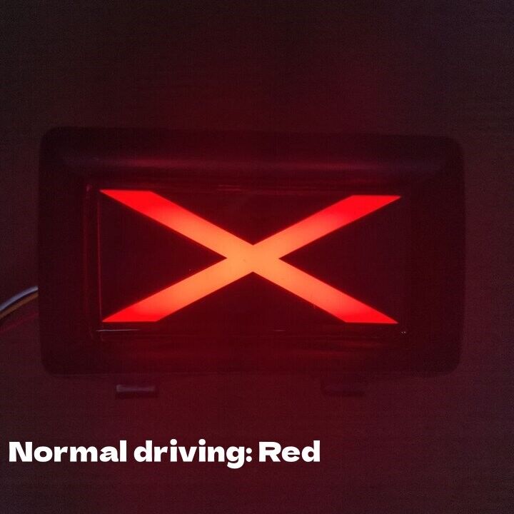 JDMuscle [15 - 25 WRX, 15 - 21 STI] F1 LED Rear Fog/Brake/Reverse Light V4 w/ PNP Harness | DRL+Brake+Reverse - JDMuscleAuxiliary Brake LightingJDM-WRX22-RCL-006Clear Lens