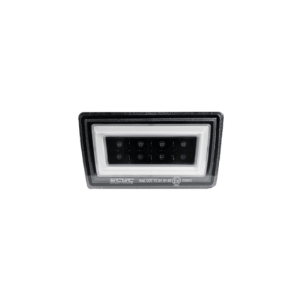 JDMuscle [15 - 25 WRX, 15 - 21 STI] F1 Style Rear Fog/Brake Light *Latest Version - JDMuscleAuxiliary Brake LightingJDM-F1-88.Clear Lens/Black Base/White Bar