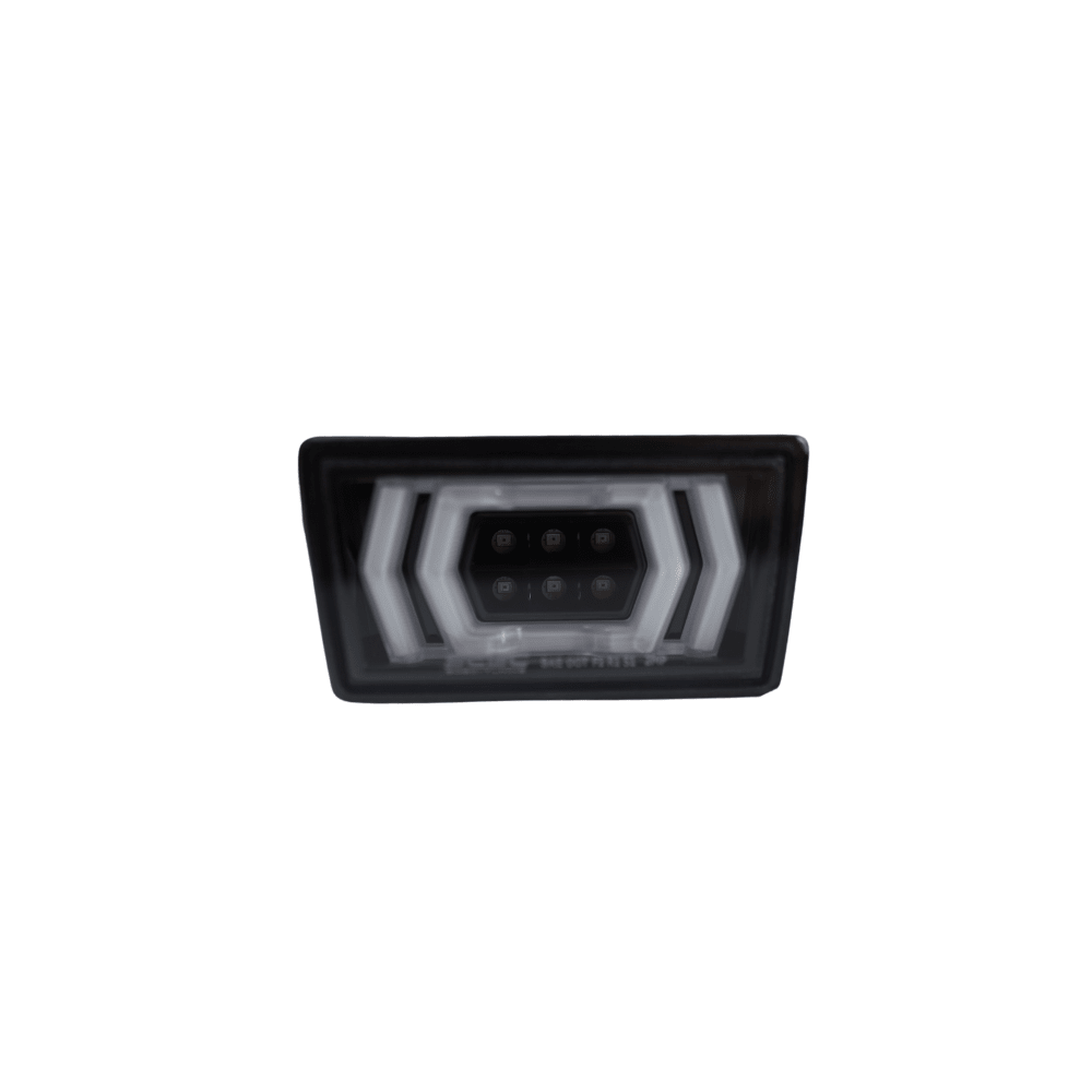 JDMuscle [15 - 25 WRX, 15 - 21 STI] F1 Style Rear Fog/Brake Light V2 *Latest Version - JDMuscleAuxiliary Brake LightingJDM-F1-2-12.Clear Lens/Black Base/White Bar