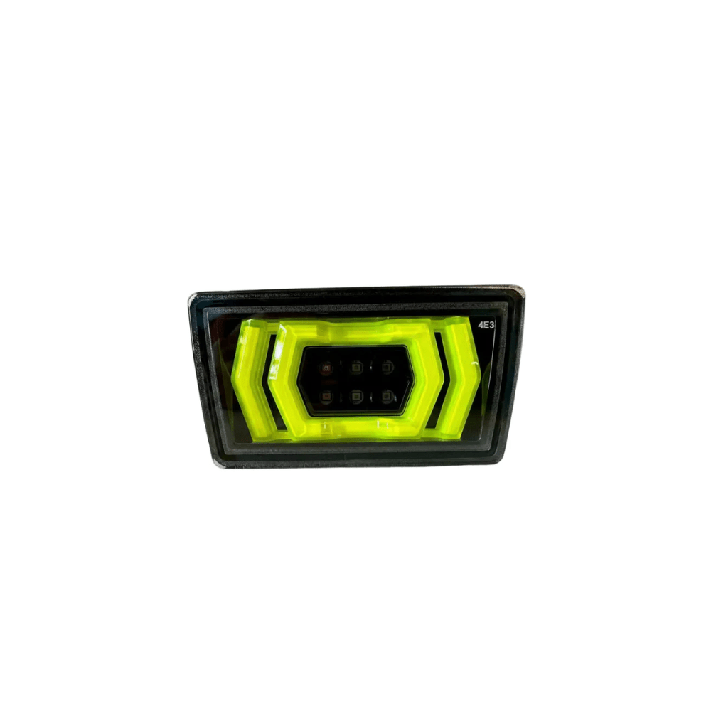 JDMuscle [15 - 26 WRX, 15 - 21 STI] F1 Style Rear Fog/Brake Light V2 w/ PNP Harness *Clearance*No Returns* - JDMuscleAuxiliary Brake Lighting5.Clear Lens/Black Base/Neon Yellow Bar2015 - 2021