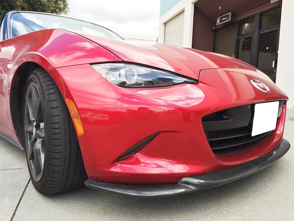 JDMuscle [16 - 25 Miata MX - 5] Spec G Carbon Fiber Front Lip - JDMuscleFront LipsJDM-ND-FL-1CF