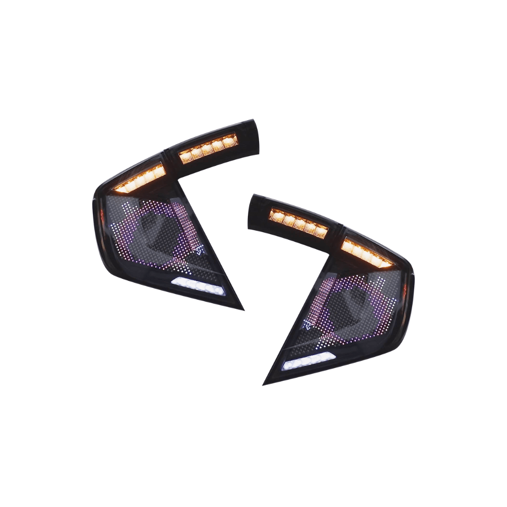 JDMuscle [17 - 21 FK8 Type R, FK7 Civic Hatch] Matrix Series LED Tail Lights - JDMuscleTail LightsJDM-FK8-TAL-MTX