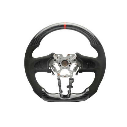 JDMuscle [17+ Infiniti Q50/Q60] Carbon - Lite Series Steering Wheel - JDMuscleSteering WheelsJDM-Q50-18-CL-STRLRPremium Black Perforated LeatherRed