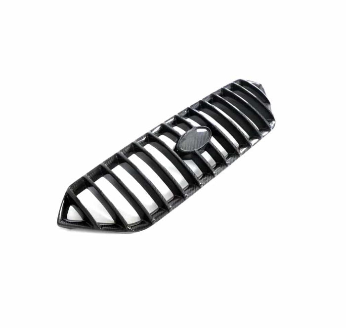 JDMuscle [18 - 21 WRX/STI] Amuga Style Carbon Fiber Grille | Twill / Honey Comb - JDMuscleGrillesJDM-WRX18-FGACF2X2