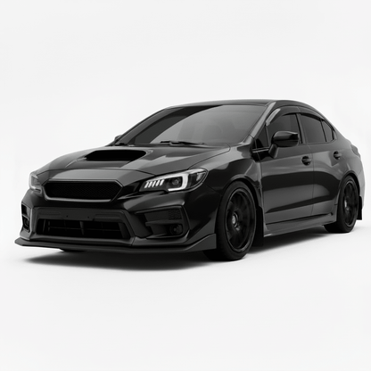 JDMuscle [18-21 WRX/STI] CS Style V2 Front Bumper Grille | Paint Matched/Gloss Black - JDMuscleGrillesJDM-WRX18-FGGBGloss Black