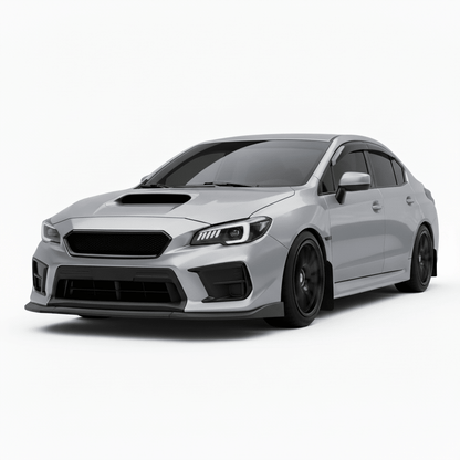 JDMuscle [18-21 WRX/STI] CS Style V2 Front Bumper Grille | Paint Matched/Gloss Black - JDMuscleGrillesJDM-WRX18-FG2-ABSG1UIce Silver Metallic (G1U)