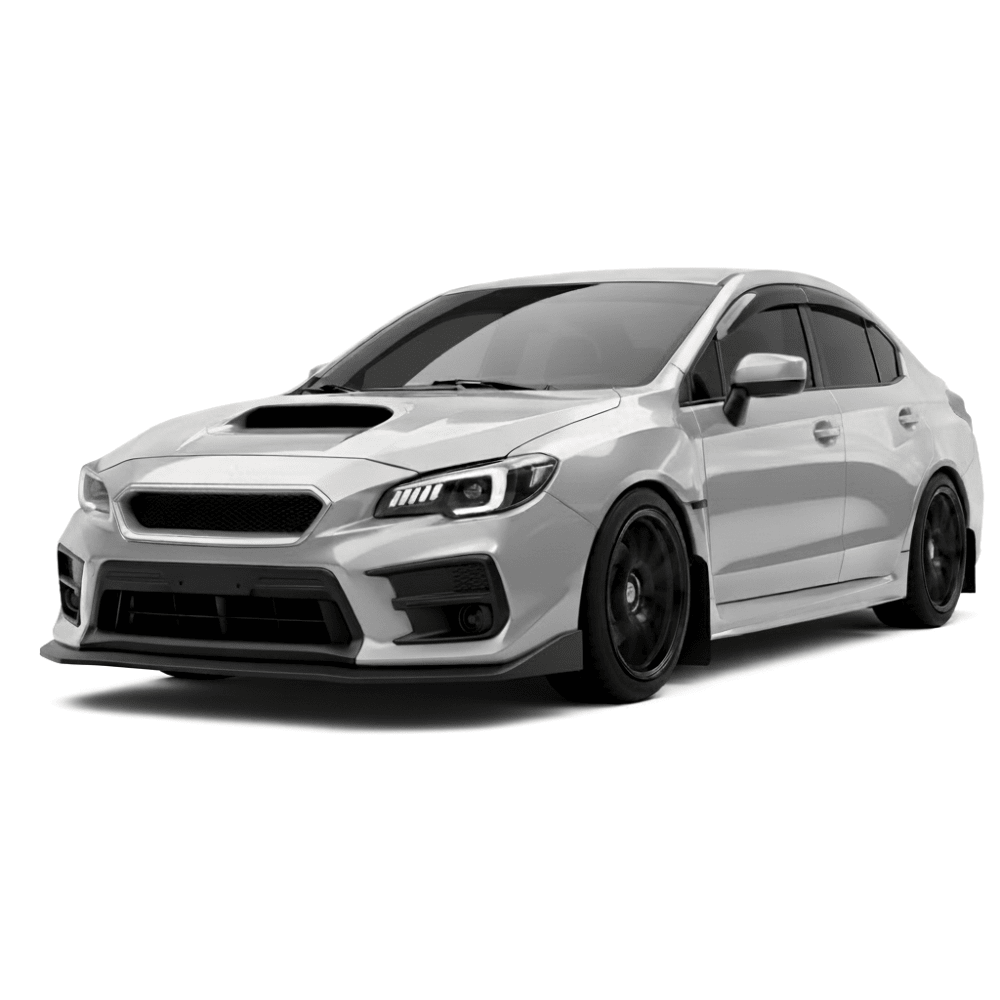 JDMuscle [18-21 WRX/STI] CS Style V2 Front Bumper Grille | Paint Matched/Gloss Black - JDMuscleGrillesJDM-WRX18-FG2-ABSG1UIce Silver Metallic (G1U)
