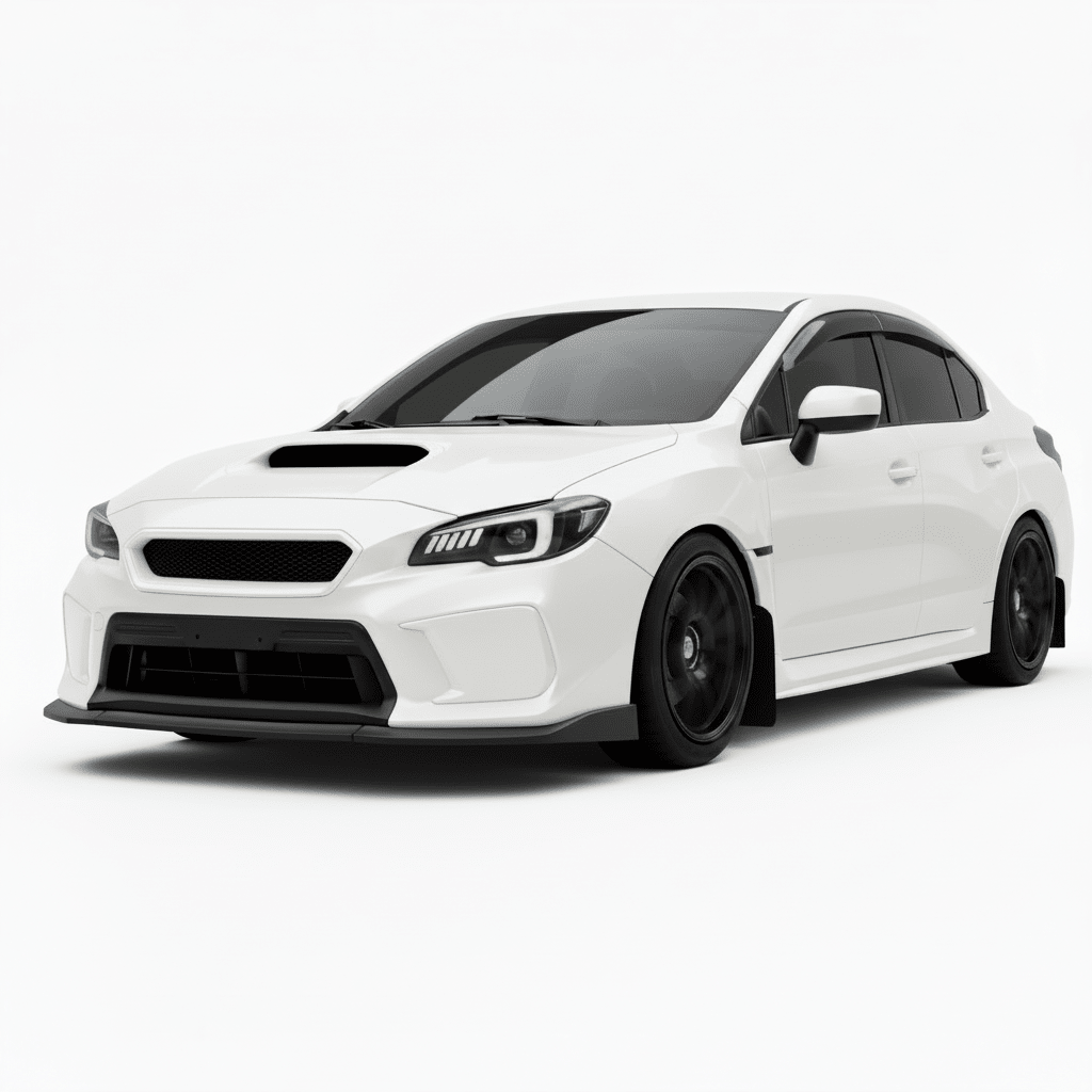JDMuscle [18-21 WRX/STI] CS Style V2 Front Bumper Grille | Paint Matched/Gloss Black - JDMuscleGrillesJDM-WRX18-FG2-ABSG1UIce Silver Metallic (G1U)
