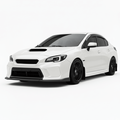 JDMuscle [18-21 WRX/STI] CS Style V2 Front Bumper Grille | Paint Matched/Gloss Black - JDMuscleGrillesJDM-WRX18-FG2-ABSG1UIce Silver Metallic (G1U)