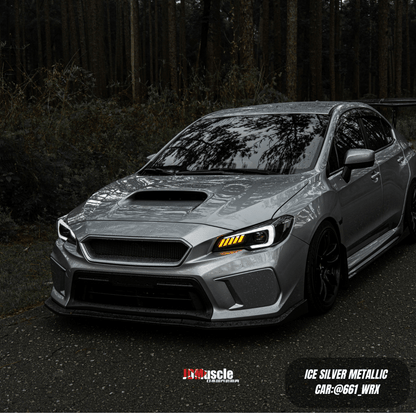 JDMuscle [18-21 WRX/STI] CS Style V2 Front Bumper Grille | Paint Matched/Gloss Black - Return - JDMuscleGrillesJDM-WRX18-FG2-ABSM6Y-R4S 061526Ceramic White (M6Y)