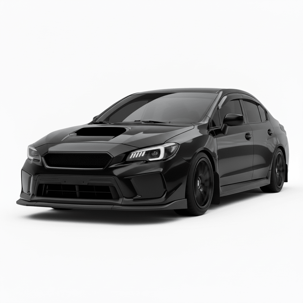 JDMuscle [18-21-WRX/STI] Fog Light Covers - Paint Matched / Gloss Black - JDMuscleFog LightsJDM-WRX18-FGCD4SCrystal Black Silica (D4S)