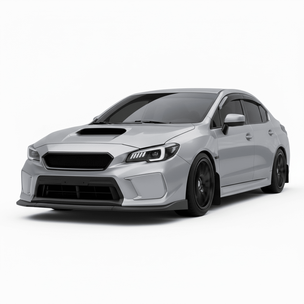 JDMuscle [18-21-WRX/STI] Fog Light Covers - Paint Matched / Gloss Black - JDMuscleFog LightsJDM-WRX18-FGCG1UIce Silver Metallic (G1U)