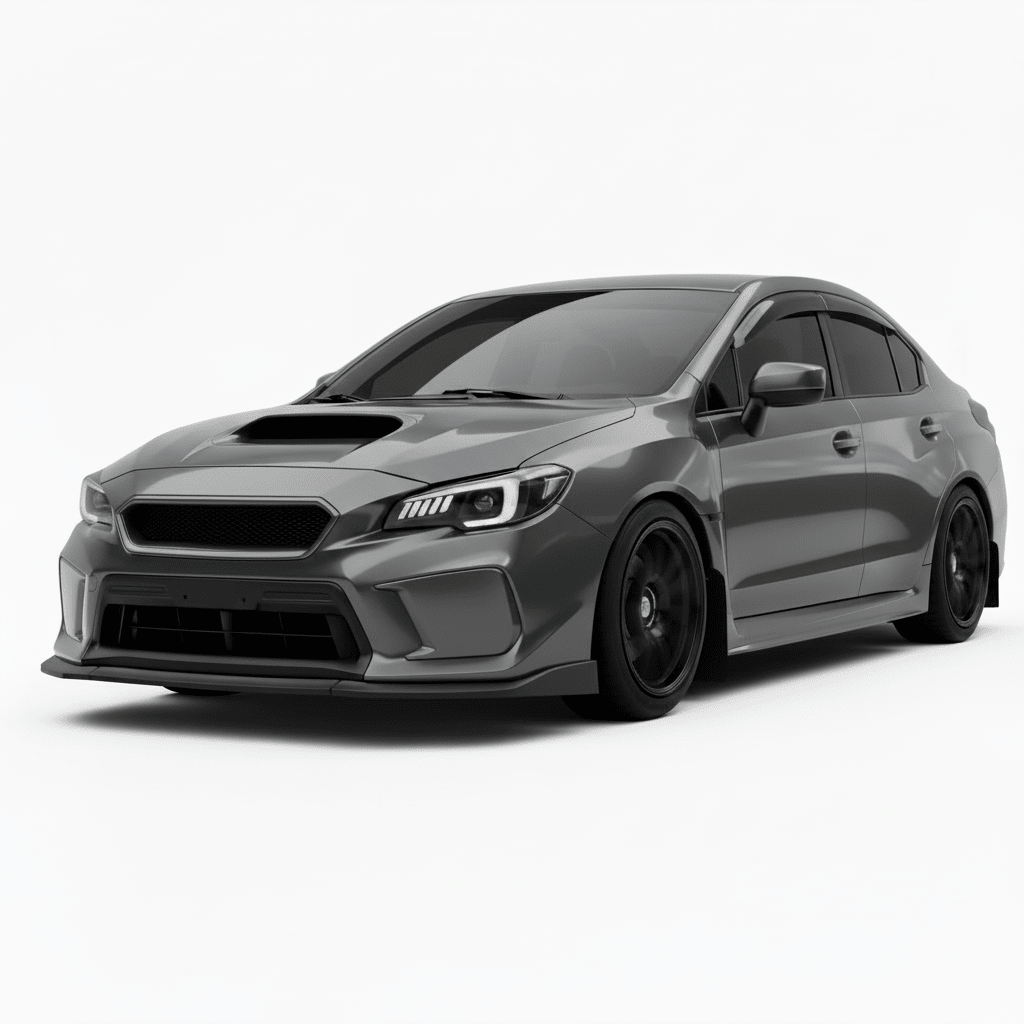 JDMuscle [18-21-WRX/STI] Fog Light Covers - Paint Matched / Gloss Black - JDMuscleFog LightsJDM-WRX18-FGC61KDark Grey Metallic (61K)