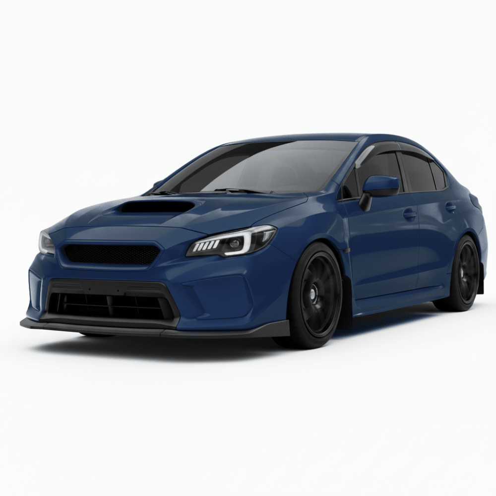 JDMuscle [18-21-WRX/STI] Fog Light Covers - Paint Matched / Gloss Black - JDMuscleFog LightsJDM-WRX18-FGCE8HGalaxy Blue Pearl (E8H)