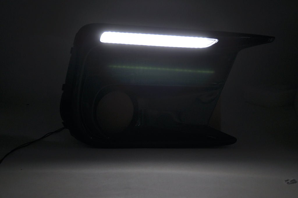 JDMuscle [18 - 21 WRX/STI] JDM Style Sequential Turn+Drl Bezel w/ Fog Light Cut Out - JDMuscleLight Mounting and HardwareJDM-WRX18-13300108