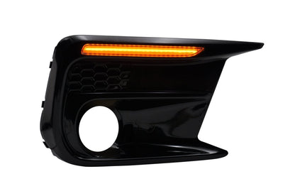 JDMuscle [18 - 21 WRX/STI] JDM Style Sequential Turn+Drl Bezel w/ Fog Light Cut Out - JDMuscleLight Mounting and HardwareJDM-WRX18-13300108