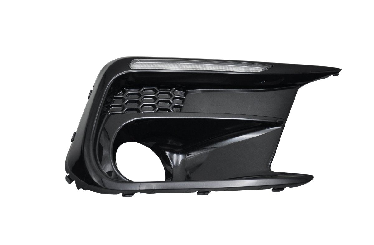 JDMuscle [18 - 21 WRX/STI] JDM Style Sequential Turn+Drl Bezel w/ Fog Light Cut Out - JDMuscleLight Mounting and HardwareJDM-WRX18-13300108