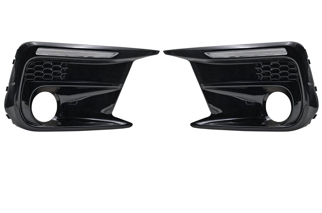 JDMuscle [18 - 21 WRX/STI] JDM Style Sequential Turn+Drl Bezel w/ Fog Light Cut Out - JDMuscleLight Mounting and HardwareJDM-WRX18-13300108