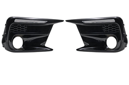 JDMuscle [18 - 21 WRX/STI] JDM Style Sequential Turn+Drl Bezel w/ Fog Light Cut Out - JDMuscleLight Mounting and HardwareJDM-WRX18-13300108