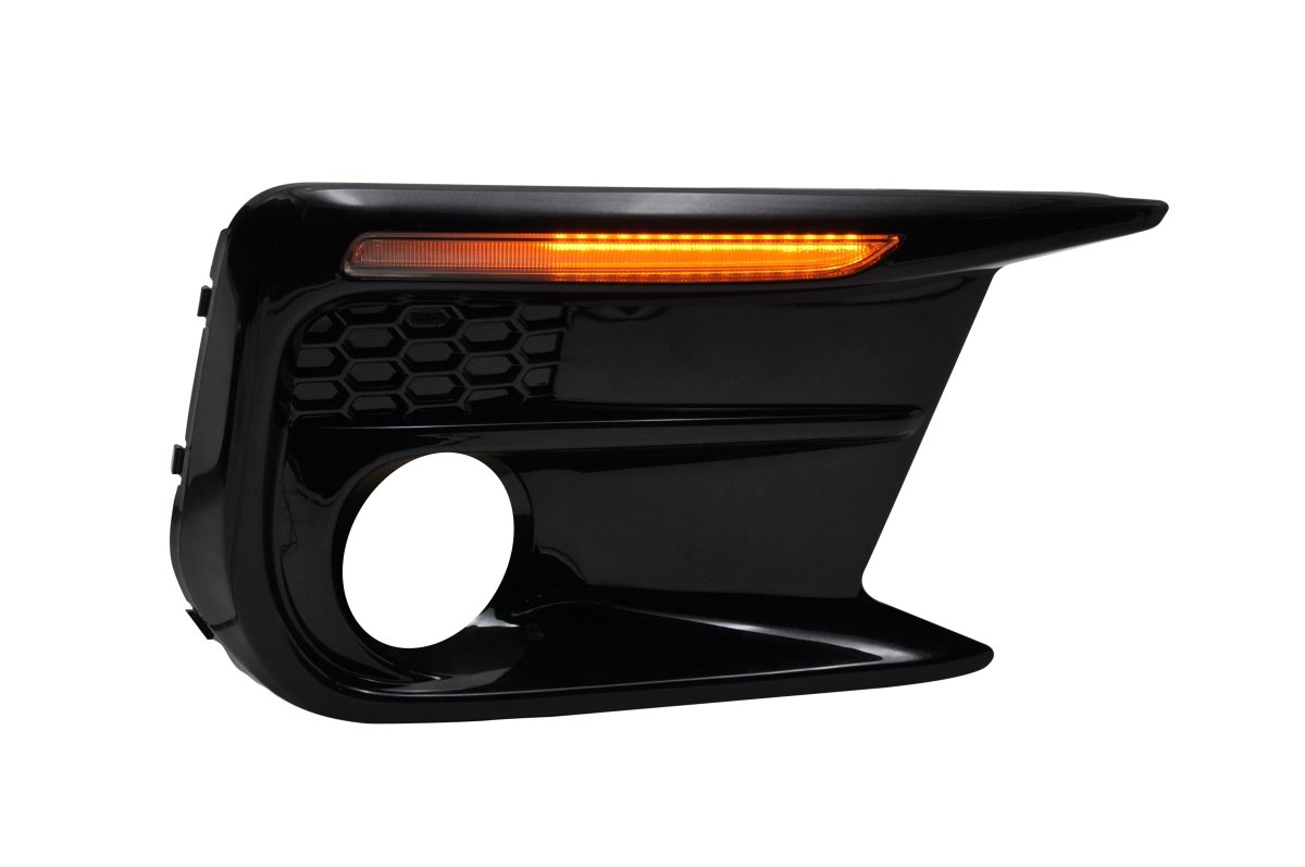JDMuscle [18 - 21 WRX/STI] JDM Style Sequential Turn+Drl Bezel w/ Fog Light Cut Out - JDMuscleLight Mounting and HardwareJDM-WRX18-13300108