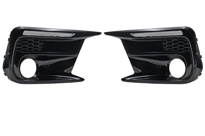JDMuscle [18 - 21 WRX/STI] JDM Style Sequential Turn+Drl Bezel w/ Fog Light Cut Out - Return - JDMuscleLight Mounting and HardwareJDM-WRX18-13300108-R4S