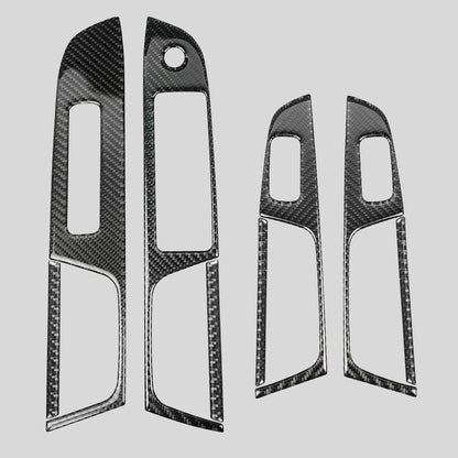 JDMuscle [18 - 21 WRX/STI] P&S Series Carbon Fiber Front Door Switch Panel and Rear Door Switch Panel - JDMuscleTrim KitsJDM-WRX15-PS-001002029030033034037038