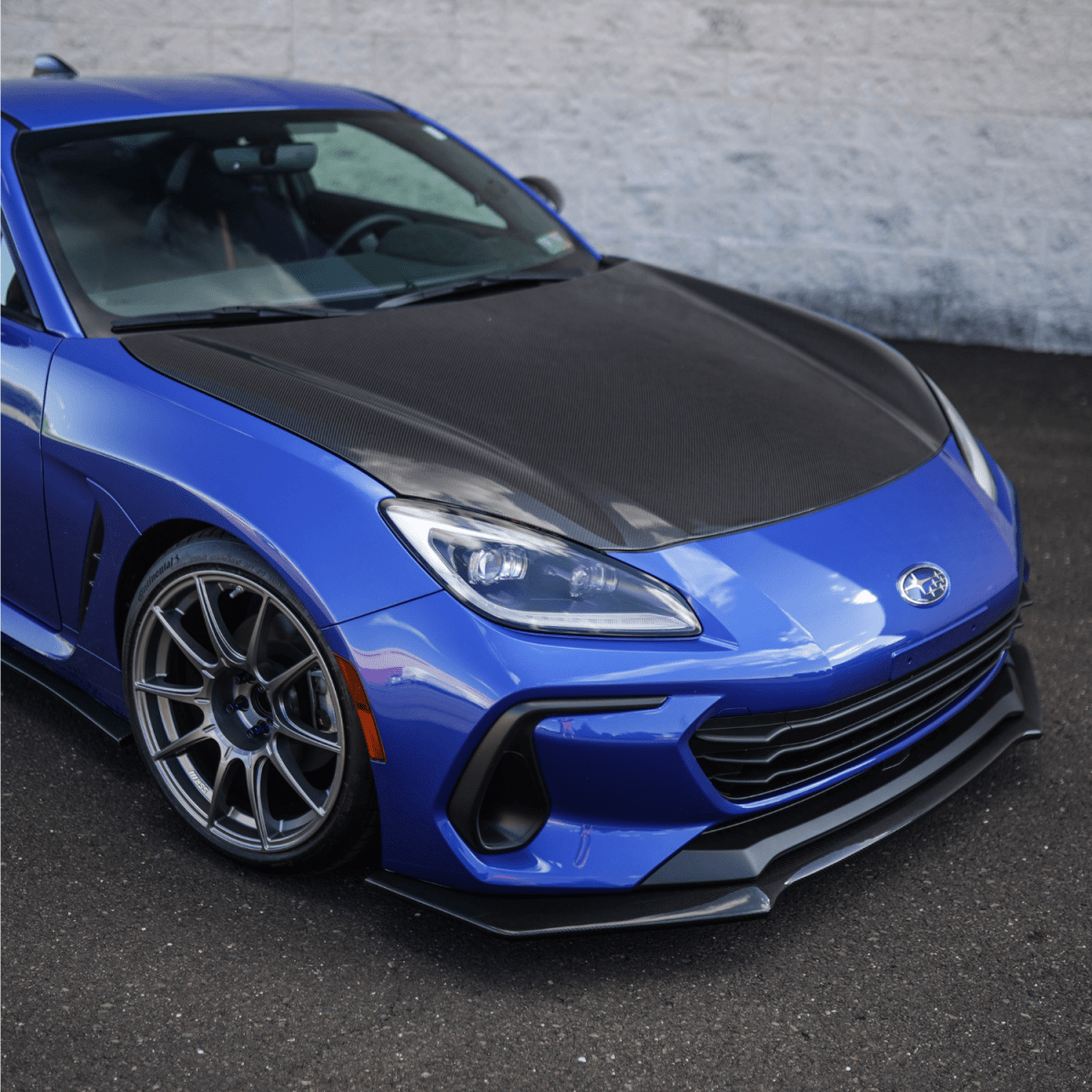 c west brz front lip site ft86club.com C-West Kouki PREPAINTED For Toyota 86 17-21 With 6mm Aluminum Composite Material and CNC Zele Performance Style Front Lip