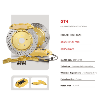 JDMuscle [22-26 WRX] Big Brake Kit - MT and CVT *Special Order*No Refunds* - Return