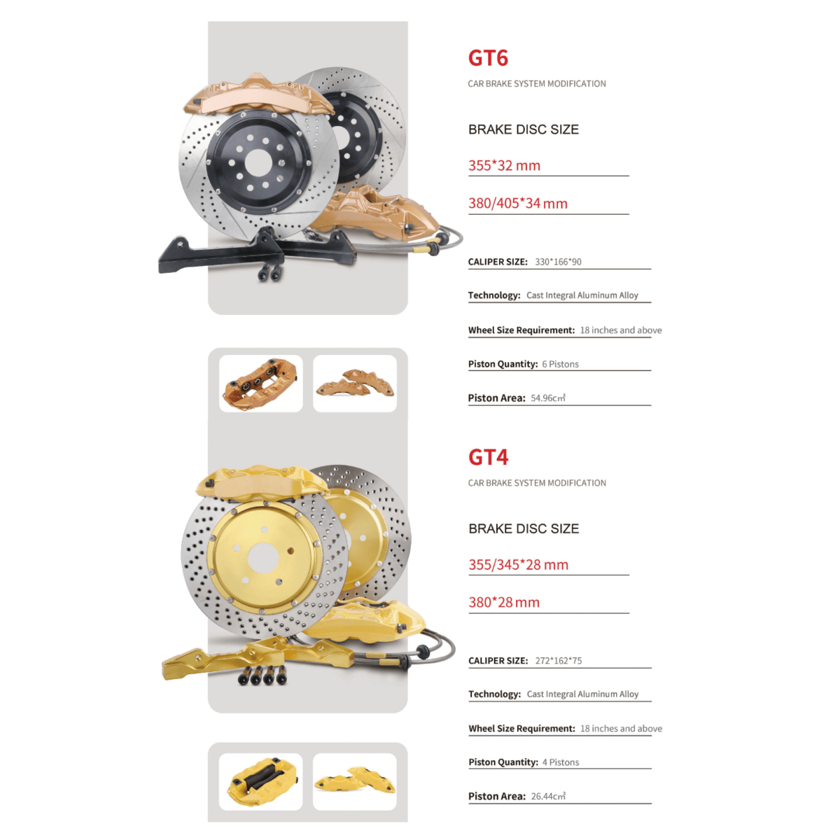 JDMuscle [22-26 WRX] Big Brake Kit - MT and CVT *Special Order*No Refunds* - Return