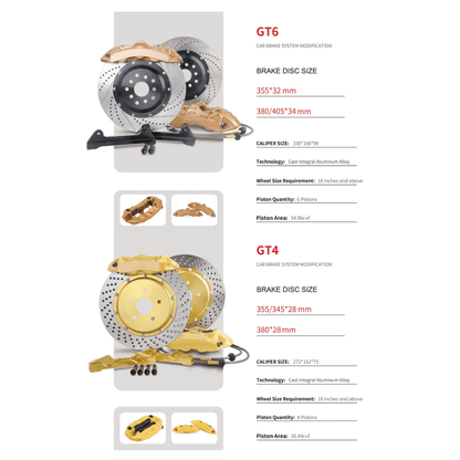 JDMuscle [22-26 WRX] Big Brake Kit - MT and CVT *Special Order*No Refunds* - Return