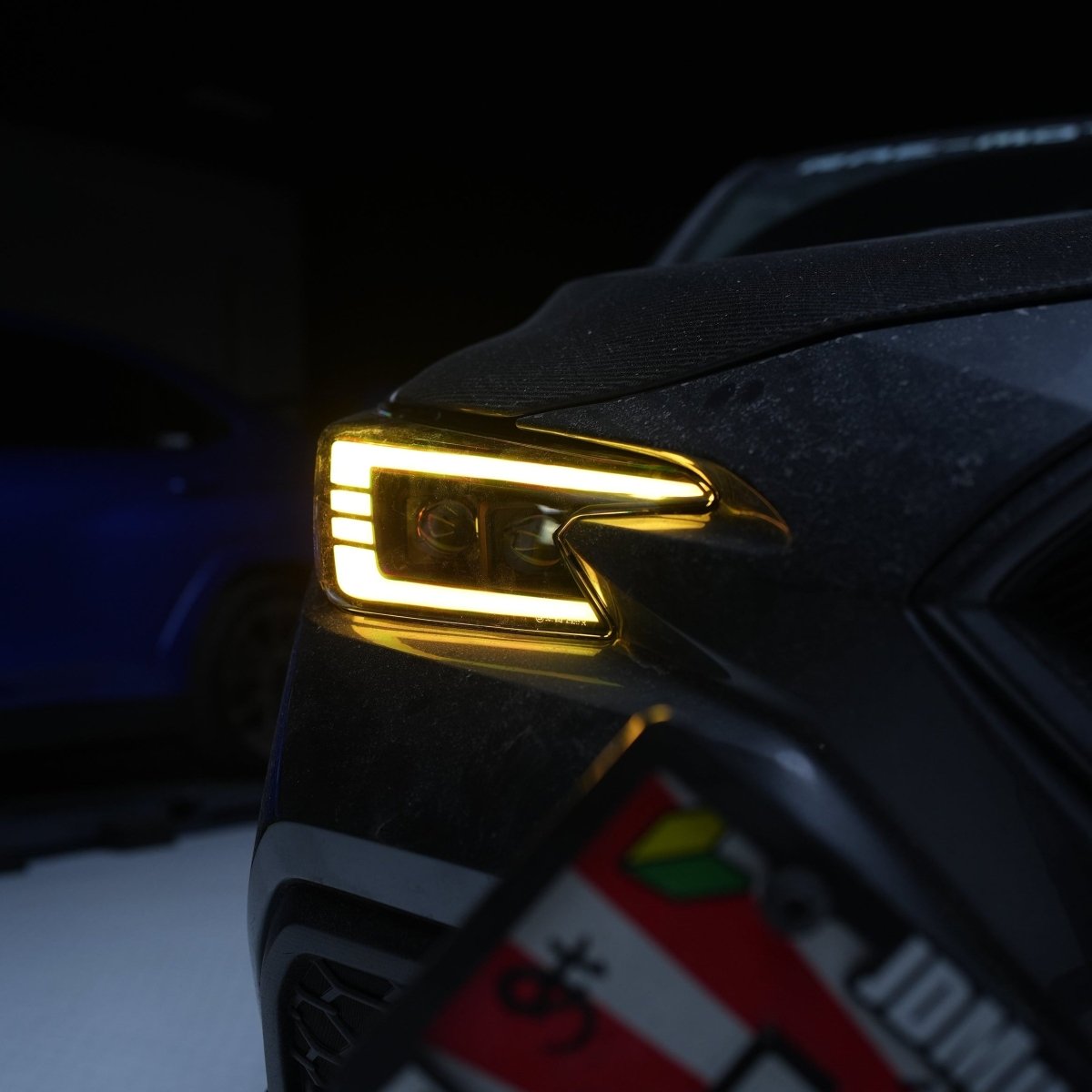 JDMuscle [22 - 25 WRX Base & Premium] Headlights V1 - JDMuscleHeadlightsJDM-WRX22.HL-1DRL+Sequential