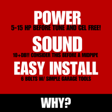 JDMuscle [22 - 25 WRX MT] 3" Performance Intermediate Pipe / Front Pipe / Lower Downpipe - JDMuscleIntermediate PipeJDM-WRX22-IP