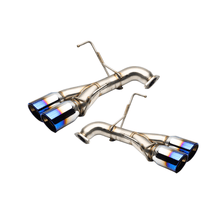 JDMuscle 22 - 25 WRX VB 4" Quad Exit Axle Back Muffler Delete Exhaust - JDMuscleAxle Back ExhaustsJDM-WRX22-MDPPolished