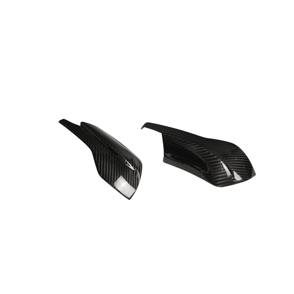 JDMuscle [22 - 25 WRX w/o Turn Signal] Tanso Pre - preg Carbon Fiber Side Mirror Lower Trim Covers w/ Gloss Finish - JDMuscleAftermarket MirrorsJDM-WRX22-MCL