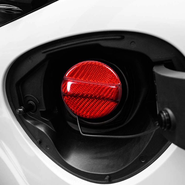 JDMuscle [22 - 26 WRX] / 22+BRZ / GR86 Tanso Pre - preg Carbon Fiber Fuel Cap Cover - JDMuscleTrim KitsJDM-WRX22-FCCDCF-BBlack Carbon FIiber