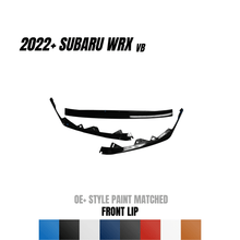 JDMuscle [22 - 26 WRX] 3 - Piece Front Lip - OE+ Style Paint Matched - Return - JDMuscleFront LipsJDM-WRX22-FL-3OED4S-R4S 050526Crystal Black Silica D4S (Gloss Black w/ Pearl)