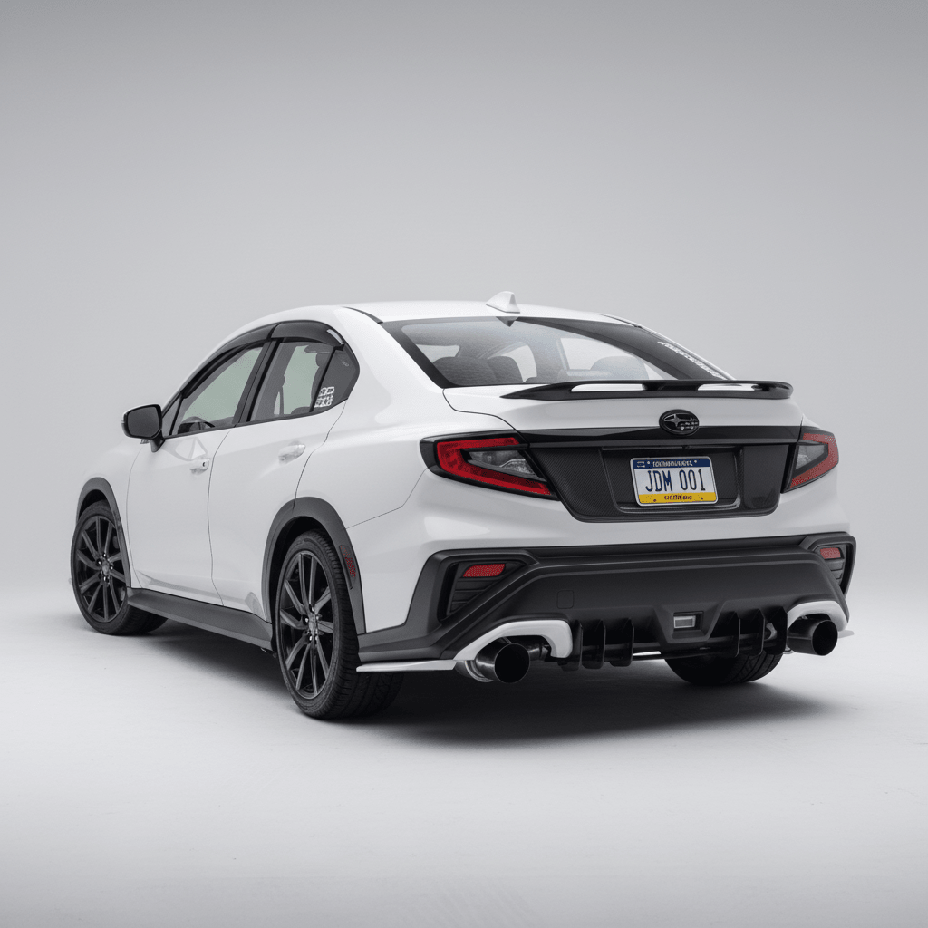 JDMuscle [22 - 26 WRX Base Only] Vacuum Infused V8 Carbon Fiber Duck Bill - JDMuscleSpoilers and WingsJDM-WRX22-DB-V8