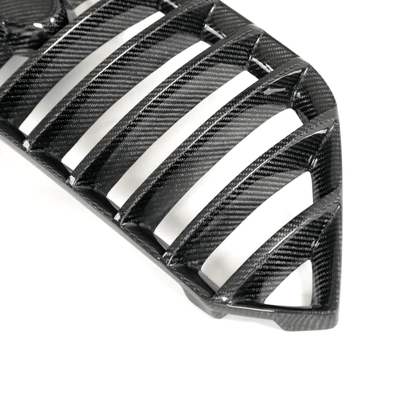 JDMuscle [22 - 26 WRX] Carbon Fiber Front Bumper Grille - Amuga Style - JDMuscleGrillesJDM-WRX22-FGACF2x2 Carbon Fiber