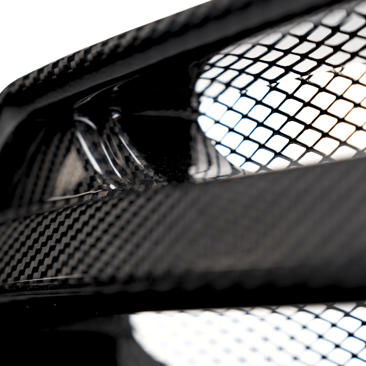 JDMuscle [22 - 26 WRX] Carbon Fiber Front Bumper Grille Version A1 - JDMuscleGrillesJDM-WRX22-FG2CF