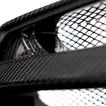 JDMuscle [22 - 26 WRX] Carbon Fiber Front Bumper Grille Version A1 - JDMuscleGrillesJDM-WRX22-FG2CF