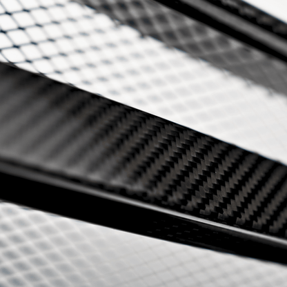 JDMuscle [22 - 26 WRX] Carbon Fiber Front Bumper Grille Version A1 - JDMuscleGrillesJDM-WRX22-FG2CF