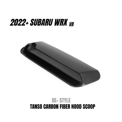 JDMuscle [22-26 WRX] OE+ Style Carbon Fiber Hood Scoop - Return